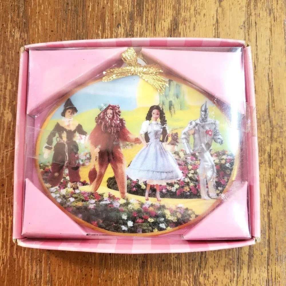 1997 Enesco Barbie Wizard of Oz Ceramic Hanging Ornament Limited Edition COA NIB